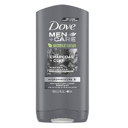Dove Sprchový gél pre mužov Men + Care Charcoal & Clay ( Body And Face Wash) 250 ml