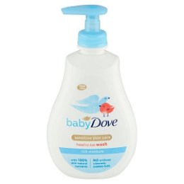 Dove Umývací gél pre deti na telo i vlásky Baby (Head To Toe Wash Rich Moisture ) 400 ml