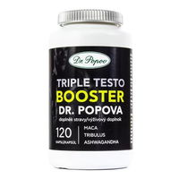 Dr. Popov Bylinné kapsule Šport Triple Testo Booster 120 tabliet