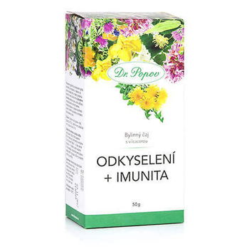 Dr. Popov Čaj sypaný Odkysľovanie + imunita 50 g