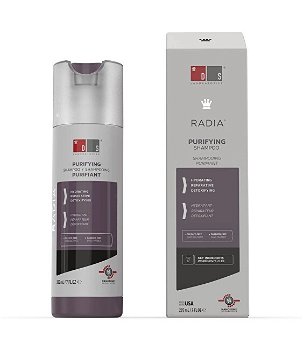 DS Laboratories Šampón pre citlivú pokožku hlavy Radia (Purifying Shampoo) 205 ml