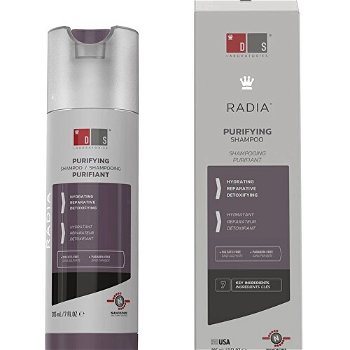 DS Laboratories Šampón pre citlivú pokožku hlavy Radia (Purifying Shampoo) 205 ml