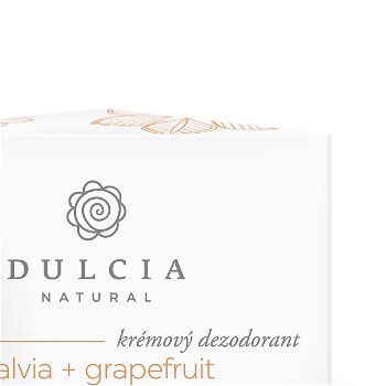 DULCIA natural Krémový deodorant šalvia a grapefruit 30 g