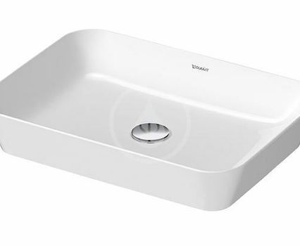 DURAVIT - Cape Cod Umývadlová misa 550x400 mm, DuraCeram, s WonderGliss, biela 23475500001