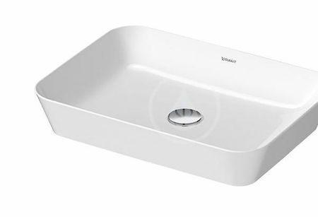 DURAVIT - Cape Cod Umývadlová misa 550x400 mm, DuraCeram, s WonderGliss, biela 23475500001