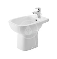 DURAVIT - D-Code Stojaci bidet, 350x540 mm, otvor na batériu, biela 22381000002