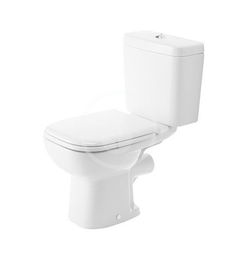 DURAVIT - D-Code WC kombi misa, zadný odpad, biela 21110900002