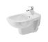 DURAVIT - D-Code Závesný bidet, 355x545 mm, otvor na batériu, biela 22571500002