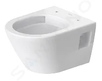 DURAVIT - D-Neo Závesné WC, Rimless, HygieneGlaze, biela 2587092000