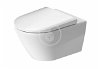 DURAVIT - D-Neo Závesné WC s doskou SoftClose, Rimless, biela 45770900A1