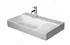 DURAVIT - DuraSquare Umývadlo 800x470 mm, s 1 otvorom na batériu vľavo, DuraCeram, alpská biela 2348800041