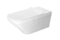 DURAVIT - DuraStyle Závesné WC, bezbariérové, Rimless, alpská biela 2559090000