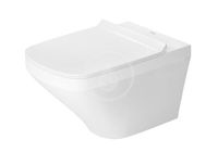 DURAVIT - DuraStyle Závesné WC, Rimless, WonderGliss, biela 25510900001