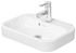 DURAVIT - Happy D.2 Umývadielko, 500x360 mm, s prepadom, s otvorom na batériu, biela 0709500000