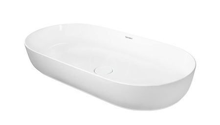 DURAVIT - Luv Umývadlo na dosku, 800x400 mm, bez prepadu, biela 0379800000