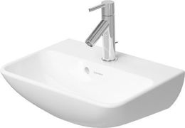 DURAVIT - ME by Starck Umývadielko, 450x320 mm, s prepadom, s otvorom na batériu, biela 0719450000