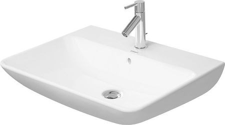 DURAVIT - ME by Starck Umývadlo, 650x490 mm, s prepadom, s otvorom na batériu, biela 2335650000