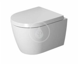 DURAVIT - ME by Starck Závesné WC Compact, Rimless, biela/matná biela 2530092600