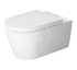 DURAVIT - ME by Starck Závesné WC, Rimless, biela/matná biela 2529092600