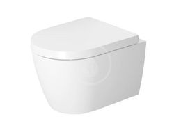 DURAVIT - ME by Starck Závesné WC, Rimless, s WonderGliss, alpská biela 25300900001