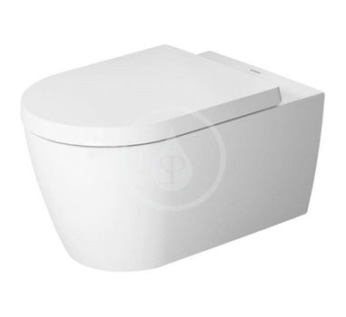 DURAVIT - ME by Starck Závesné WC, Rimless, s WonderGliss, biela/matná biela 25290926001