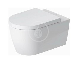 DURAVIT - ME by Starck Závesné WC s doskou SoftClose, Rimless, HygieneGlaze, biela 45790920A1