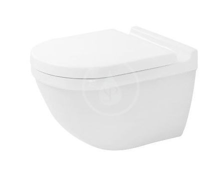 DURAVIT - Starck 3 Závesné WC s doskou SoftClose, biela 42250900A1