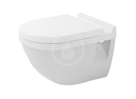 DURAVIT - Starck 3 Závesné WC, sedadlo SoftClose, alpská biela 42000900A1