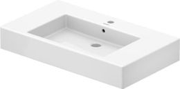 Duravit Umyvadlo 850x490 mm, s přepadem, bez otvoru pro baterii, bílá 0329850060