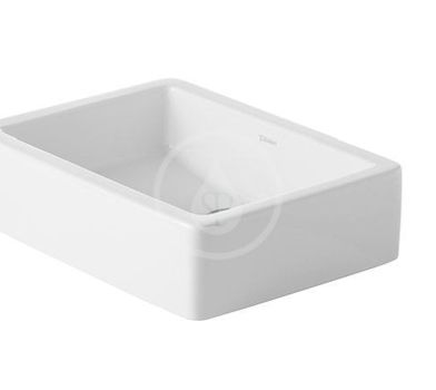 DURAVIT - Vero Umývadlo na dosku, 500x380 mm, bez prepadu, biela 0455500000