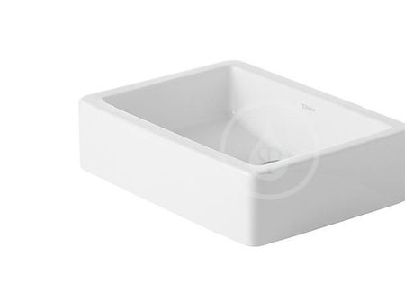 DURAVIT - Vero Umývadlo na dosku, 500x380 mm, bez prepadu, biela 0455500000