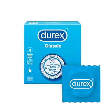 Durex Classic krabička SK distribúcia 3 ks
