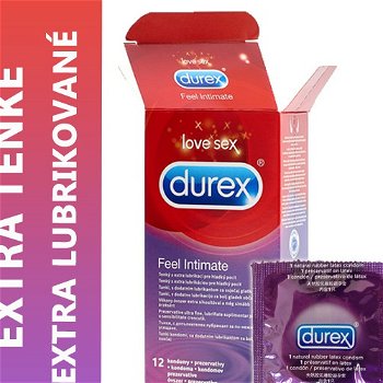 Durex Feel Intimate krabička SK distribúcia 12 ks