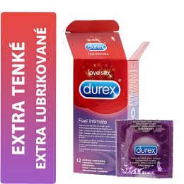 Durex Feel Intimate krabička SK distribúcia