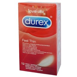 Durex Feel Thin krabička SK distribúcia 12 ks