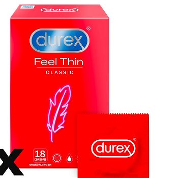 Durex Feel Thin krabička SK distribúcia 144 ks