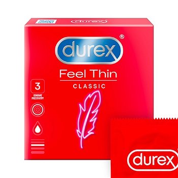 Durex Feel Thin krabička SK distribúcia 3 ks