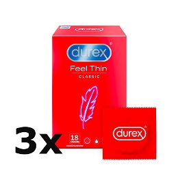 Durex Feel Thin krabička SK distribúcia 54 ks