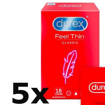Durex Feel Thin krabička SK distribúcia 90 ks