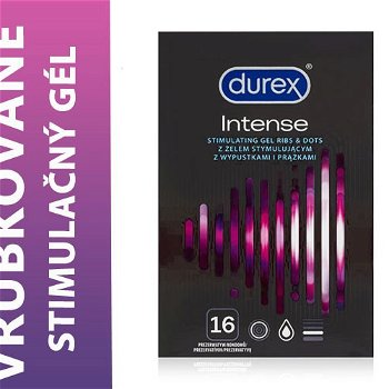 Durex Intense Orgasmic krabička SK distribúcia 16 ks