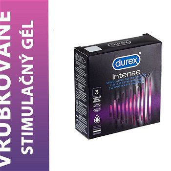 Durex Intense Orgasmic krabička SK distribúcia 3 ks