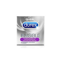 Durex Invisible Extra Lubricated krabička SK distribúcia 3 ks