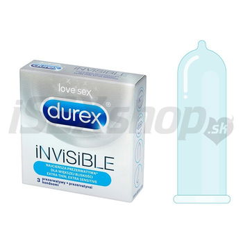 Durex iNViSiBLE Extra Sensitive 3 ks