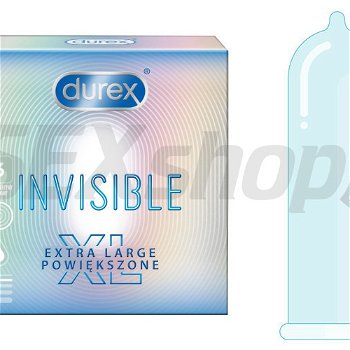 Durex Invisible XL 3 ks