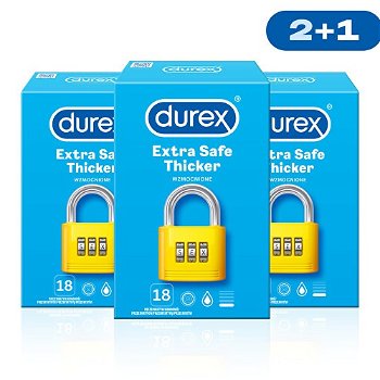 Durex Kondomy Extra Safe 2 + 1