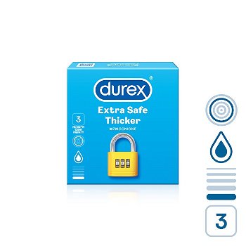 Durex Kondomy Extra Safe 3 ks