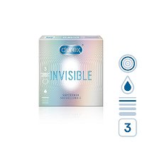 Durex Kondomy Invisible 3 ks