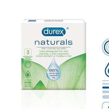 Durex Kondomy Natura l s 3 ks