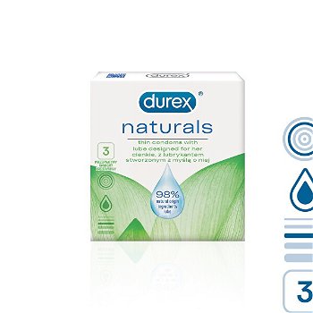 Durex Kondomy Natura l s 3 ks