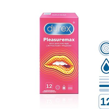 Durex Kondomy Pleasuremax 12 ks
